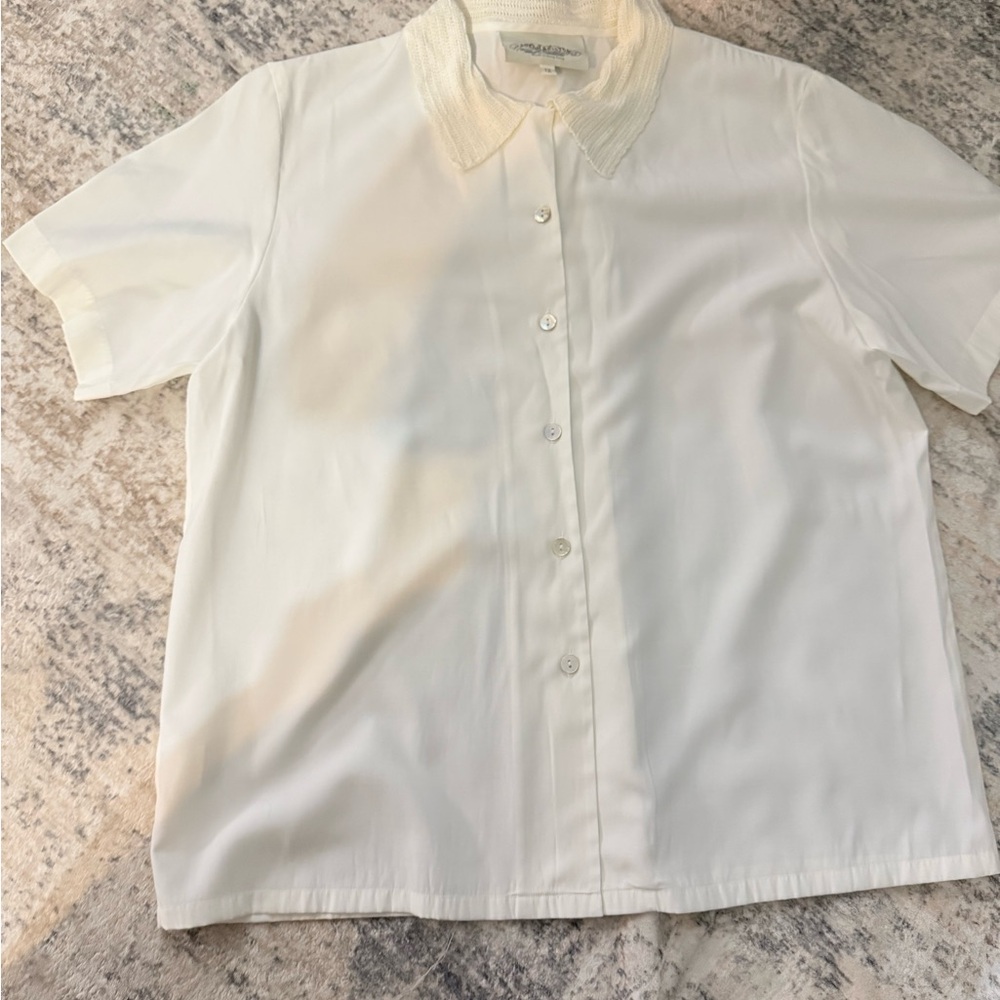 Susan Bristol White Blouse